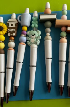 Beaded Silicone pens